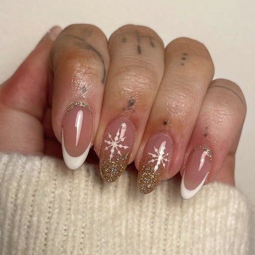 Shimmering Snowflake | Medium Almond | EASY PRESS™