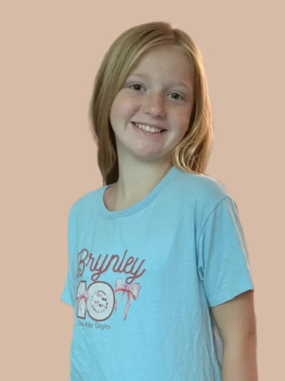 Shine Bright: Birthday Youth Tee - Personalizable - Whippie's