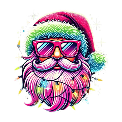 Shine Bright Like Santa! ✨🎅🎄🌈 Kids Softstyle Tee - Whippie's