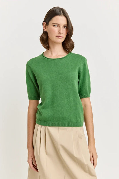 SHORT SLEEVE KNIT in Spring by Toorallie