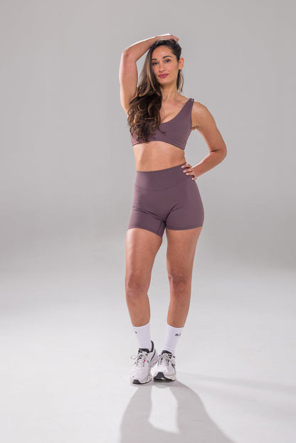Silhouette Short - Cacao Plum
