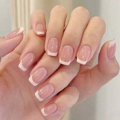 Simple French Tip | Short  Square | EASY PRESS™