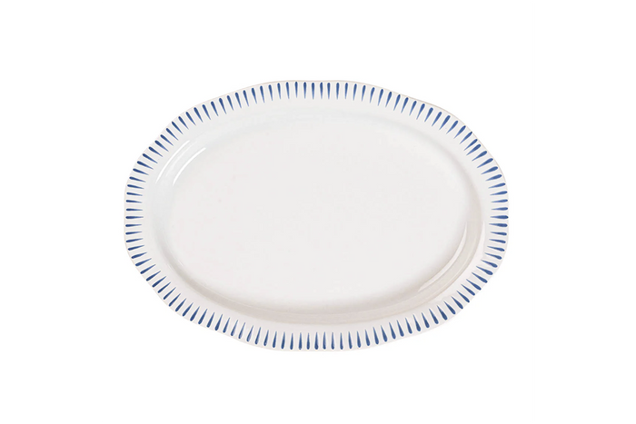 Sitio Stripe Serveware - Delft Blue
