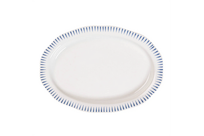 Sitio Stripe Serveware - Delft Blue