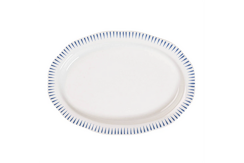 Sitio Stripe Serveware - Delft Blue