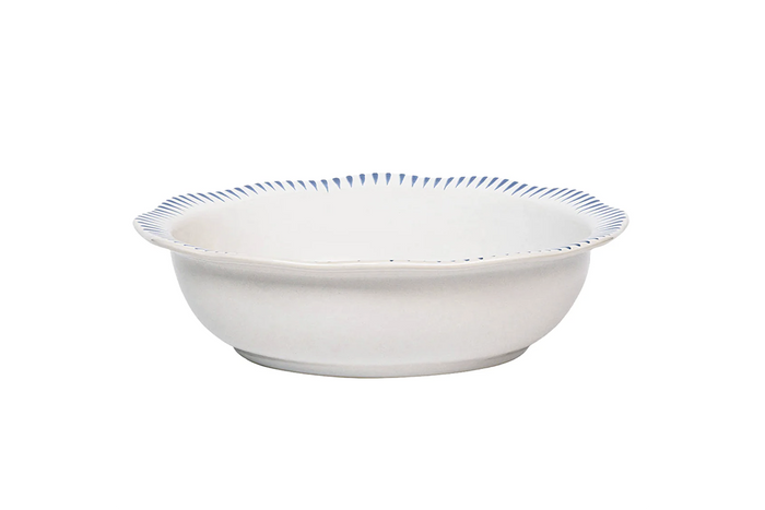Sitio Stripe Serveware - Delft Blue