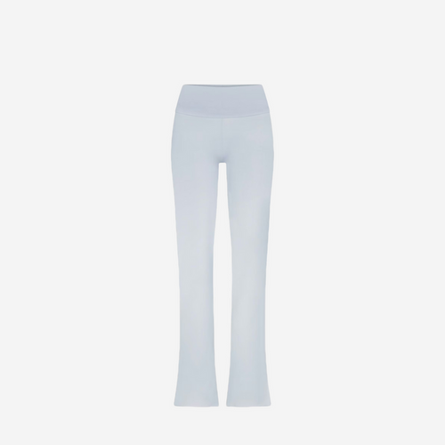 SKIMS COTTON JERSEY FOLDOVER PANTS BLUE
