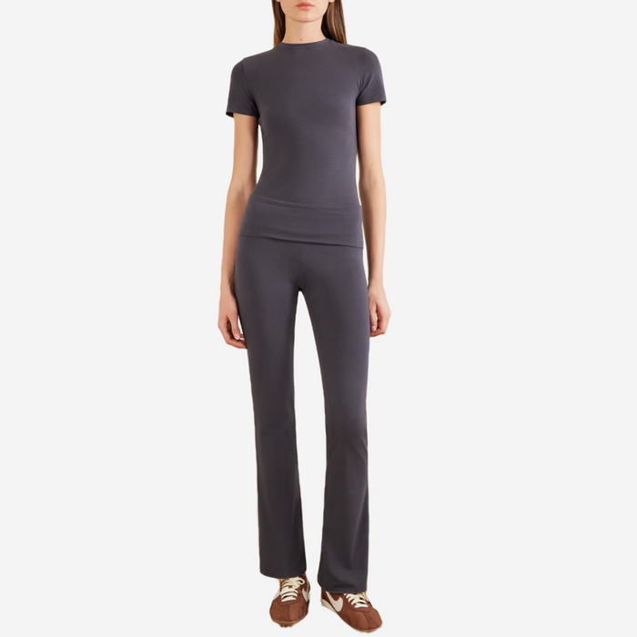 SKIMS cotton jersey T-shirt Ash