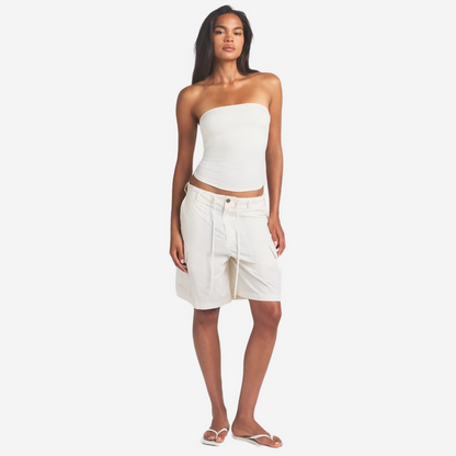 skims cotton jersey tube top marble