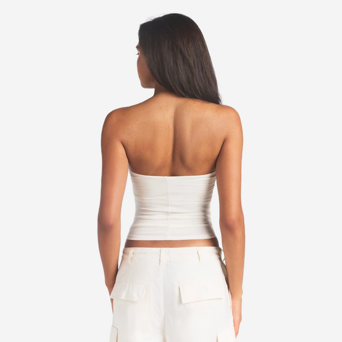 skims cotton jersey tube top marble