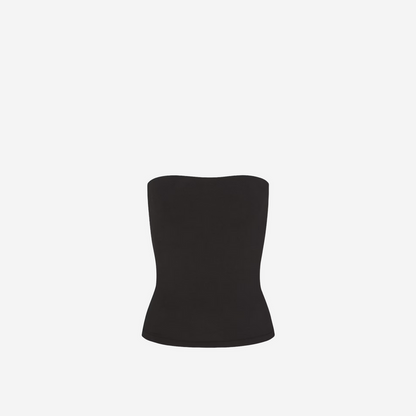 SKIMS COTTON JERSEY TUBE TOP SOOT