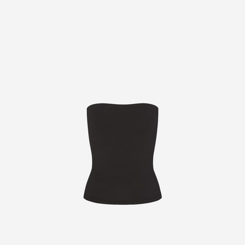 SKIMS COTTON JERSEY TUBE TOP SOOT