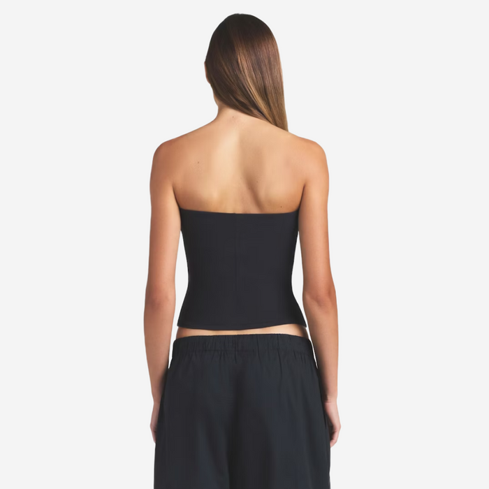 SKIMS COTTON JERSEY TUBE TOP SOOT
