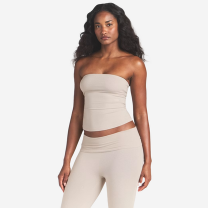 skims cotton jersey tube top stone