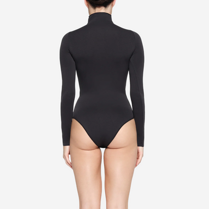 SKIMS ESSENTIAL MOCK NECK LONG SLEEVE BODYSUIT