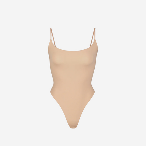 SKIMS FITS EVERYBODY CAMI BODYSUIT CLAY