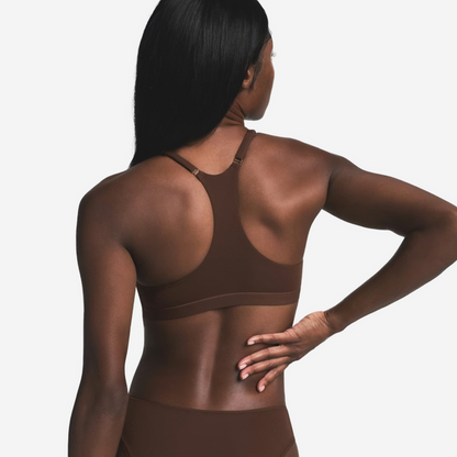 SKIMS FITS EVERYBODY RACERBACK SCOOP BRALETTE COCOA