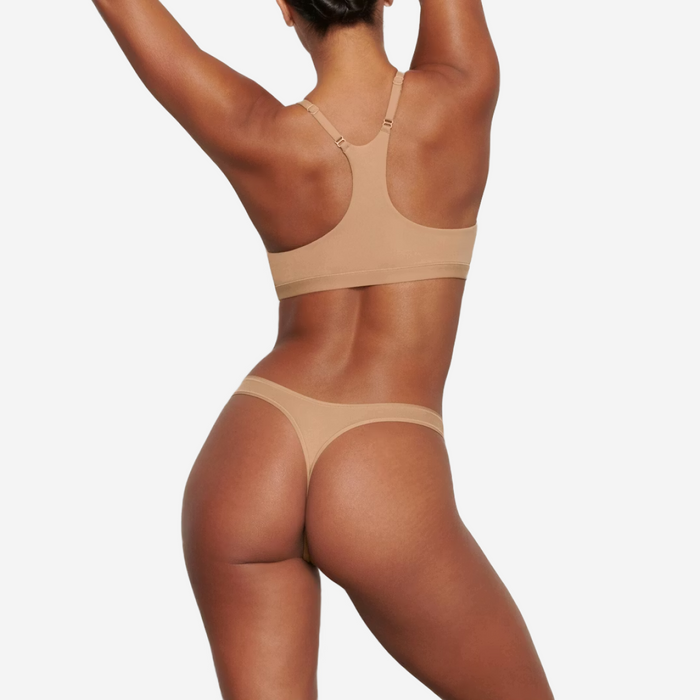 SKIMS FITS EVERYBODY RACERBACK SCOOP BRALETTE SIENNA