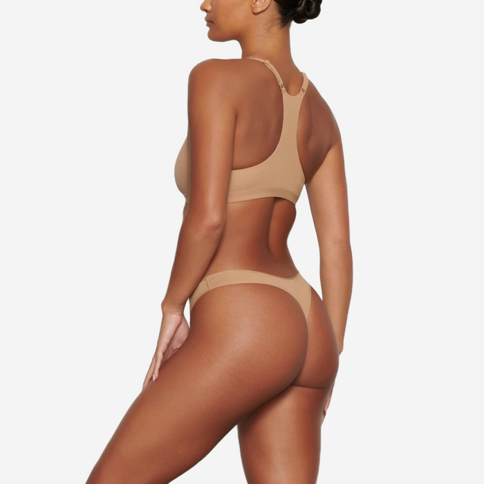 SKIMS FITS EVERYBODY RACERBACK SCOOP BRALETTE SIENNA