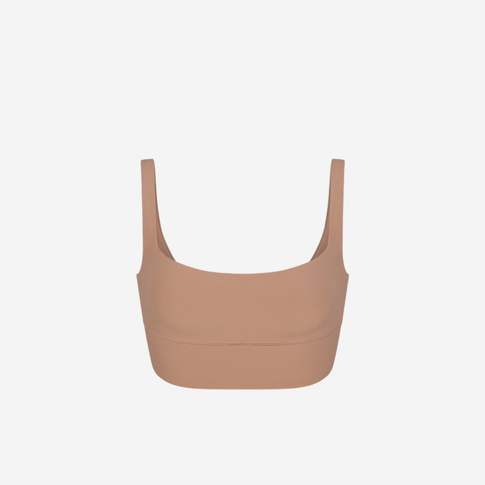 SKIMS FITS EVERYBODY SQUARE NECK LONGLINE BRALETTE SIENNA