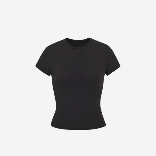 SKIMS FITS EVERYBODY T-SHIRT ONYX
