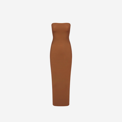 SKIMS FITS EVERYBODY TUBE DRESS BRONZE