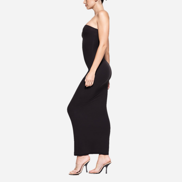 SKIMS FITS EVERYBODY TUBE DRESS ONYX