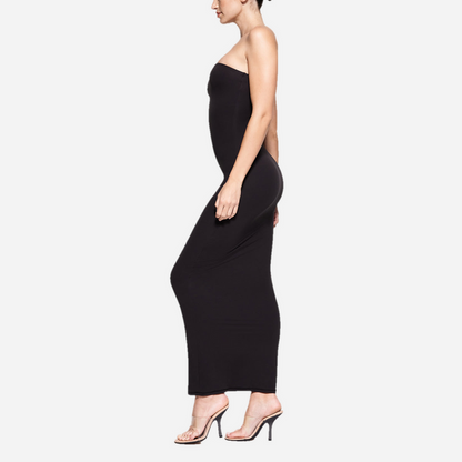 SKIMS FITS EVERYBODY TUBE DRESS ONYX