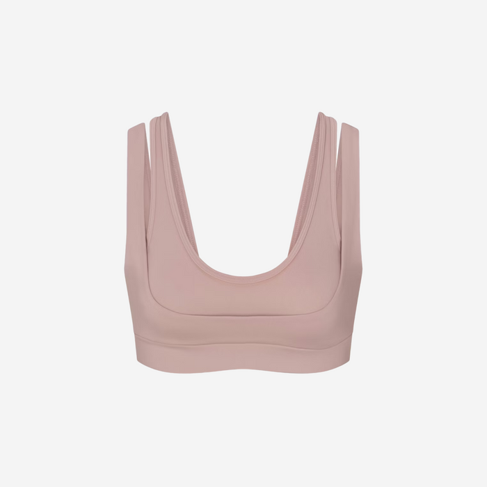 Nike SKIMS MATTE DOUBLE STRAP SCOOP BRA HIMALAYAN
