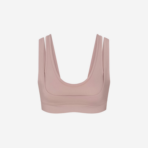 Nike SKIMS MATTE DOUBLE STRAP SCOOP BRA HIMALAYAN