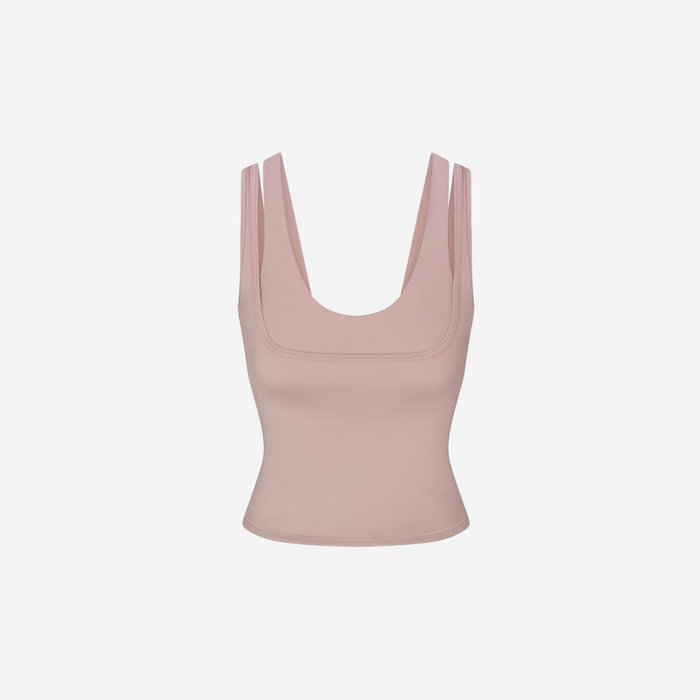 Nike SKIMS MATTE DOUBLE STRAP SCOOP TANK HIMALAYAN