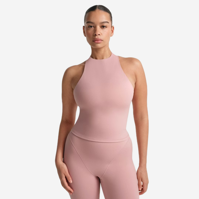 Nike SKIMS MATTE MOCK NECK RACER TANK HIMALAYAN