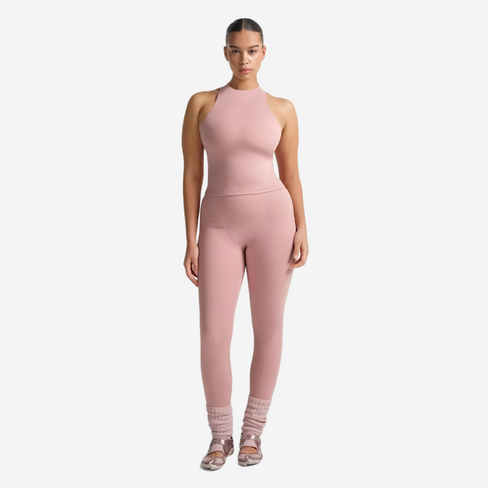 Nike SKIMS MATTE MOCK NECK RACER TANK HIMALAYAN