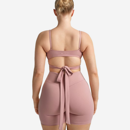 Nike SKIMS MATTE WRAP FRONT BRA HIMALAYAN