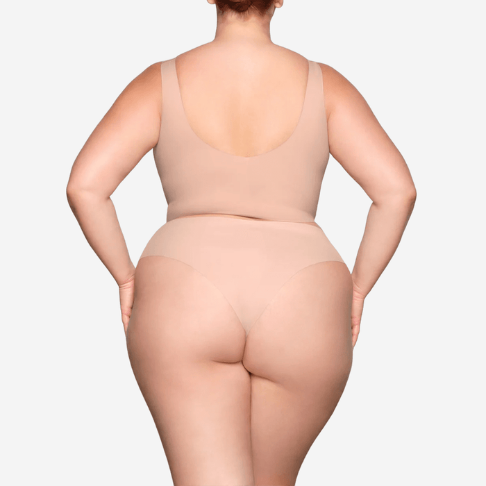 SKIMS NAKED SCOOP LONGLINE BRALETTE MICA