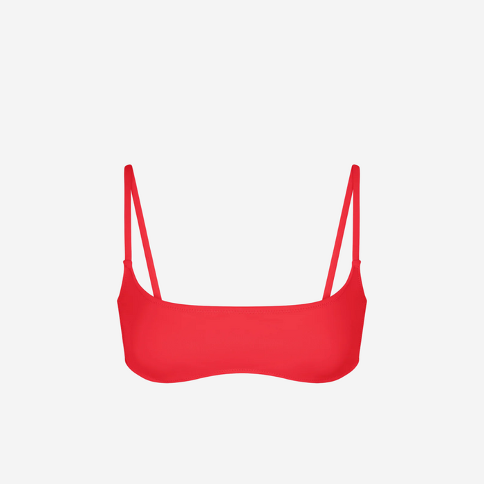 SKIMS SIGNATURE SWIM MICRO SCOOP BIKINI TOP