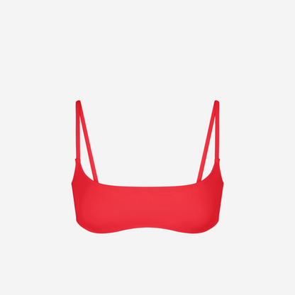 SKIMS SIGNATURE SWIM MICRO SCOOP BIKINI TOP