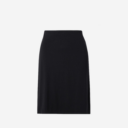 SKIMS Smooth Layers Jersey Skirt Obsidian BLACK