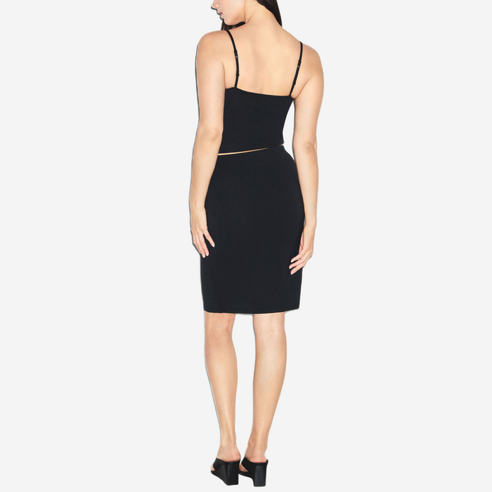 SKIMS Smooth Layers Jersey Skirt Obsidian BLACK