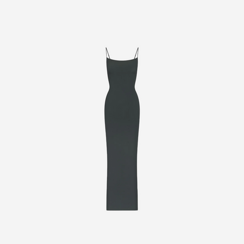 SKIMS SOFT LOUNGE LONG SLIP DRESS DEEP SEA