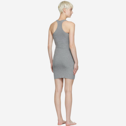SKIMS SOFT LOUNGE MINI DRESS GRAY