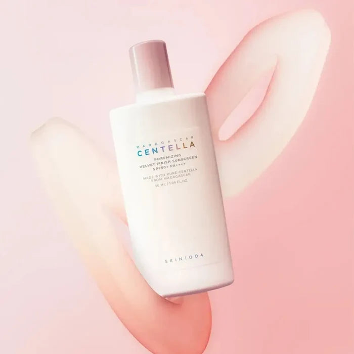 SKIN1004 Madagascar Centella Poremizing Velvet Finish Sunscreen 50ml واقي شمسي SKIN1004 بخلاصة سنتيلا مدغشقر بلمسة مخملية مسامية - Princess Cosmetics Qatar