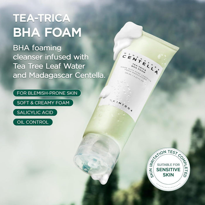 SKIN1004 Madagascar Centella Tea-Trica Bha Foam 125 mL