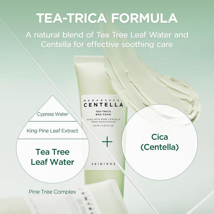 SKIN1004 Madagascar Centella Tea-Trica Bha Foam 125 mL