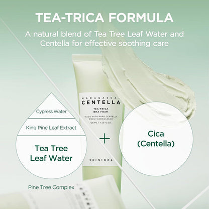 SKIN1004 Madagascar Centella Tea-Trica Bha Foam 125 mL
