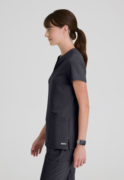 Sky Top - Steel - Grey's Anatomy Scrubs