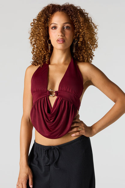 Slinky Tie Back Halter Top