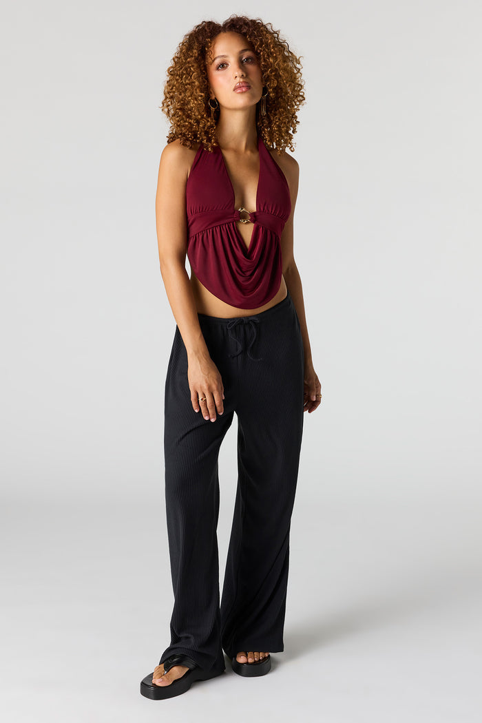 Slinky Tie Back Halter Top