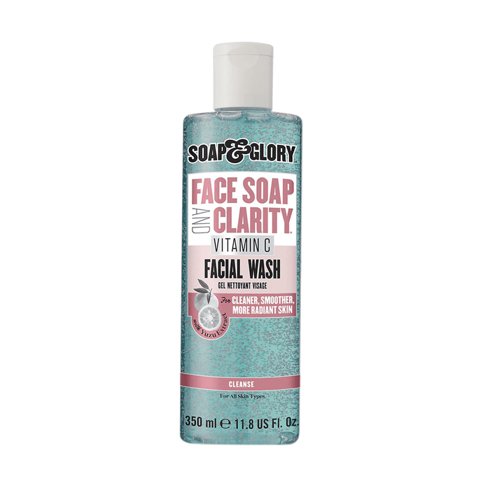 Soap and Glory Face Soap And Clarity 3-In-1 Daily Detox Vitamin C Facial Wash - 350ml