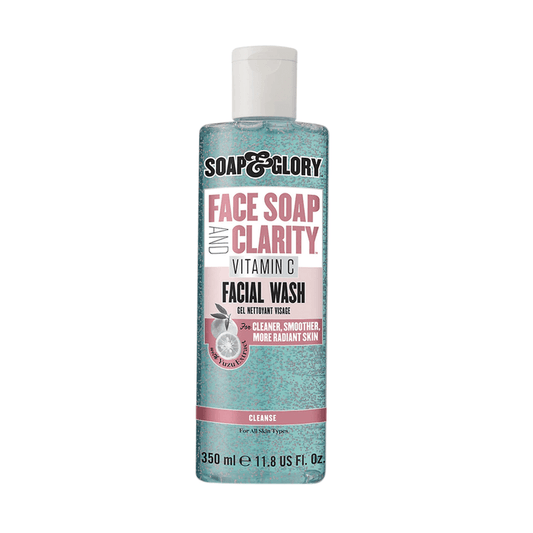 Soap and Glory Face Soap And Clarity 3-In-1 Daily Detox Vitamin C Facial Wash - 350ml